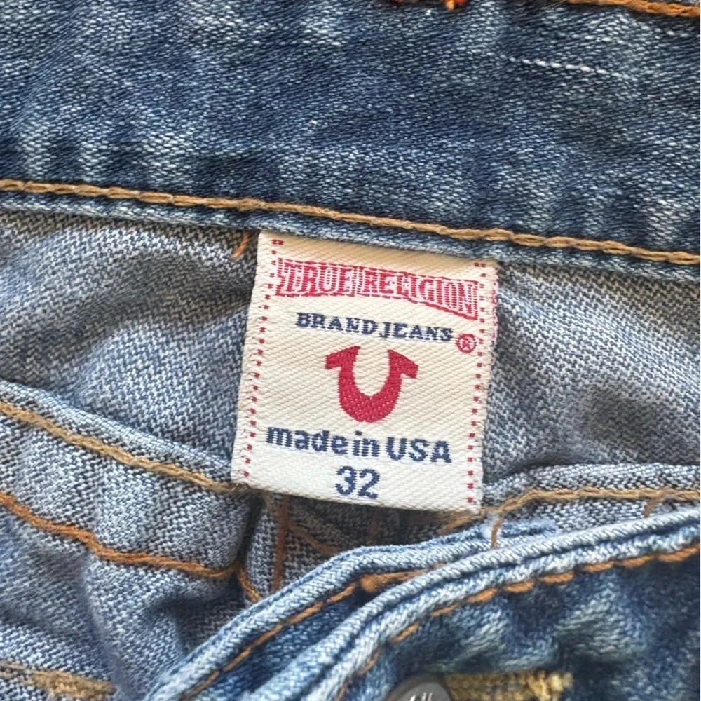 True Religion man Straight Cut Off Short Denim Casual  Summer sz 32 preloved